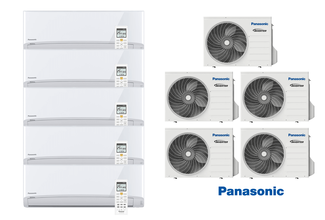 High Wall Heat Pump Package Whole House Large - Heating