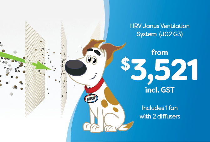 HRV Janus Ventilation System (J02 G3) from $3521
