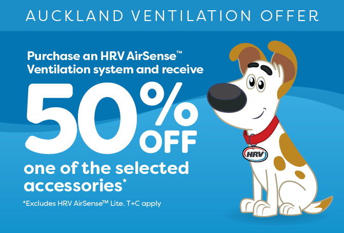 Purchase HRV AirSense and get 50% off selected accessories*