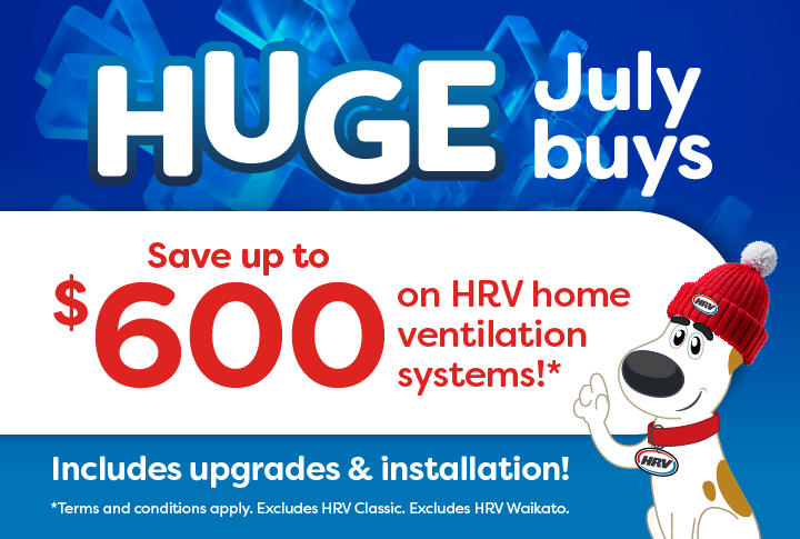 Save up to $600 on HRV home ventilation systems!