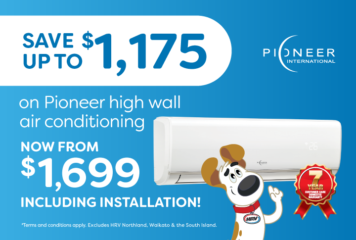 Pioneer Heat Pumps - Save up to $1,175*