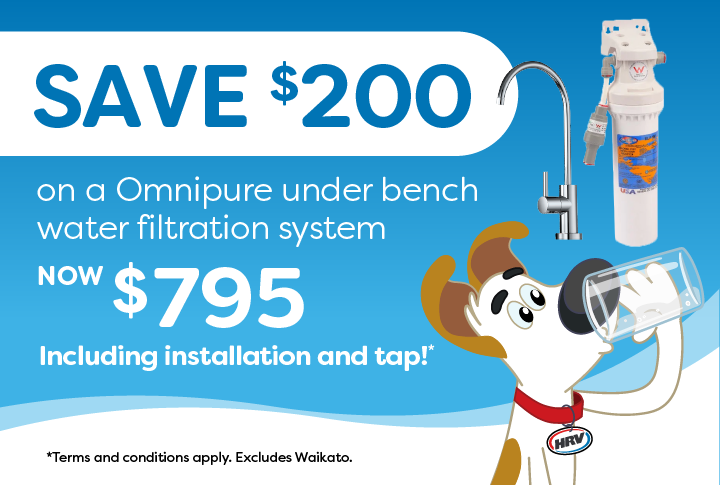 Save $200 on an Omnipure under bench water filtration system!