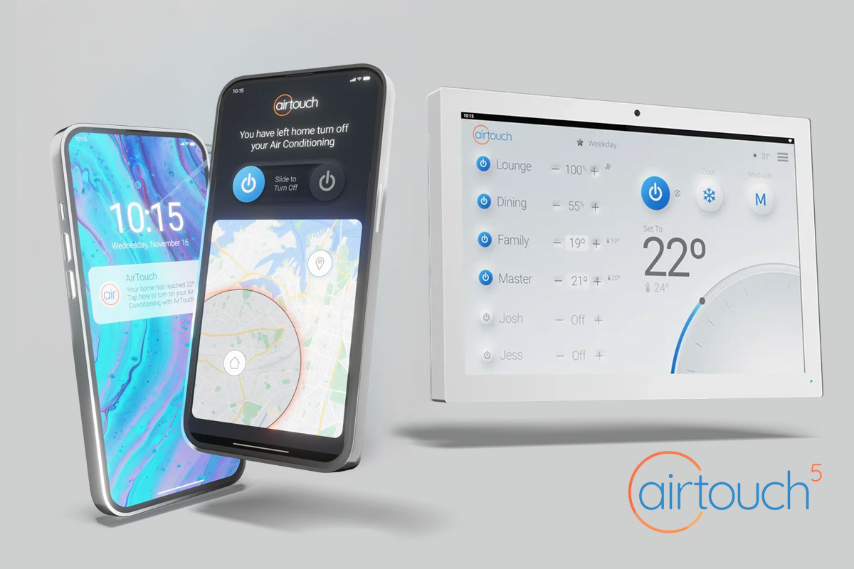 AirTouch 5 Zone Control for Ducted Heat Pumps