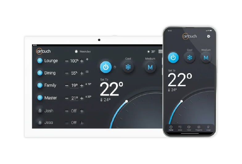AirTouch 5 Zone Control for Ducted Heat Pumps