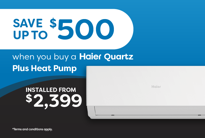Save Up To $500 on Haier Quartz Plus Heat Pumps!