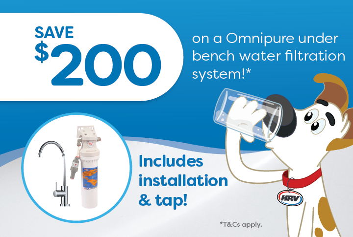 Save $200 on an Omnipure Under-Bench Water Filtration System