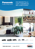 Panasonic Residential & Light Commercial Air Conditioning