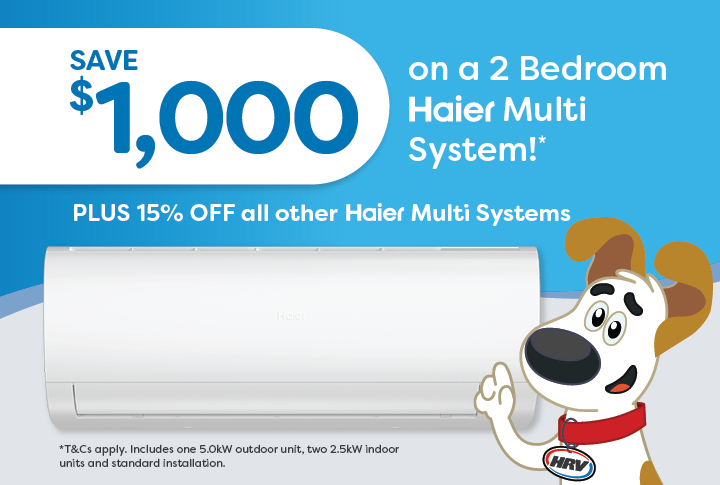 Save 15% on Haier Multi Split Heat Pumps